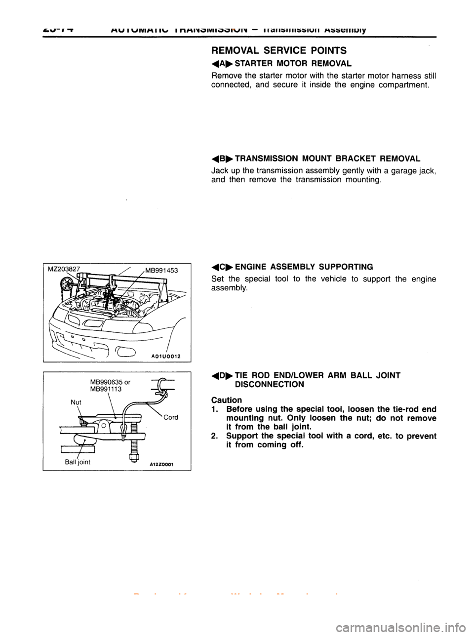 MITSUBISHI CARISMA 1995  Workshop Manual 
 
www.WorkshopManuals.co.uk

 
Purchased from www.WorkshopManuals.co.uk 