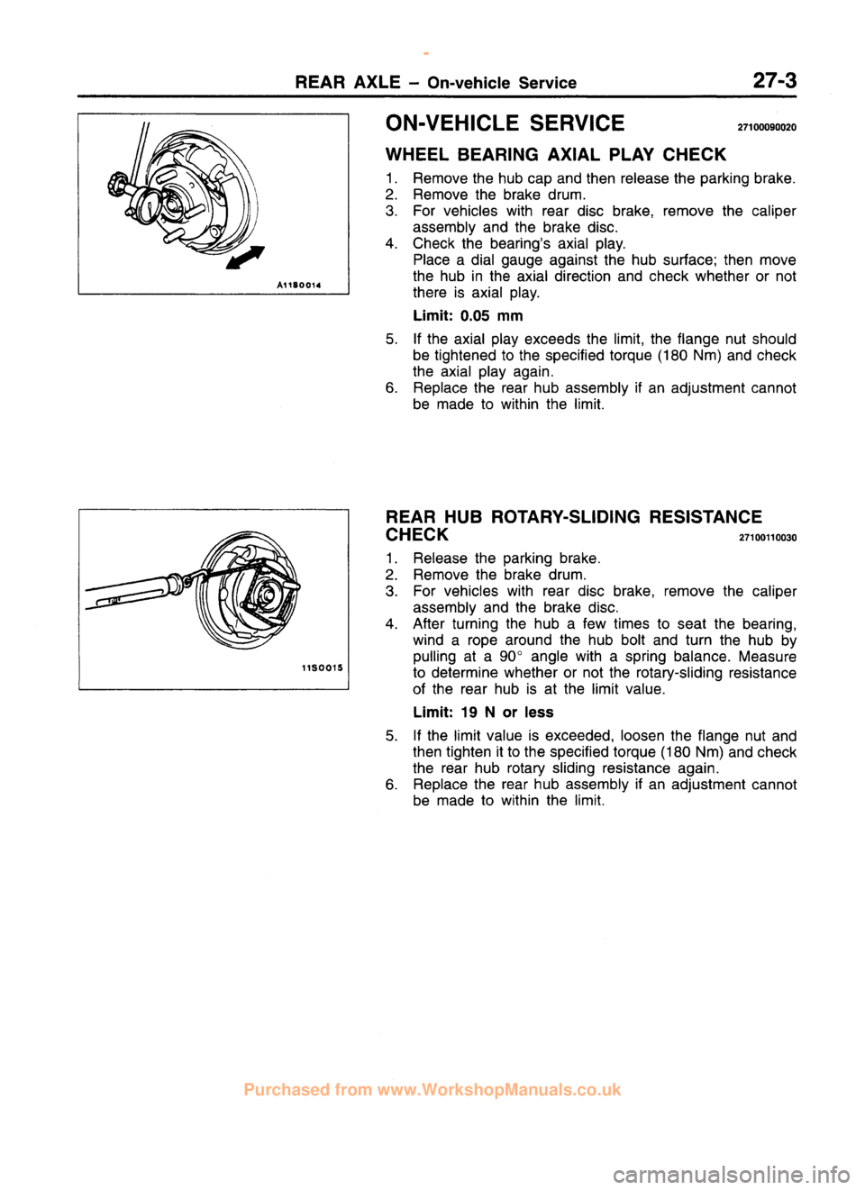 MITSUBISHI CARISMA 1995  Workshop Manual 
 
www.WorkshopManuals.co.uk

 
Purchased from www.WorkshopManuals.co.uk 
