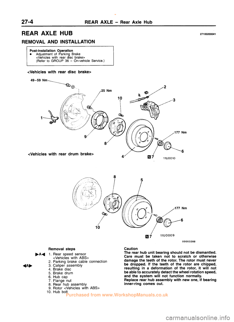 MITSUBISHI CARISMA 1995  Workshop Manual 
 
www.WorkshopManuals.co.uk

 
Purchased from www.WorkshopManuals.co.uk 