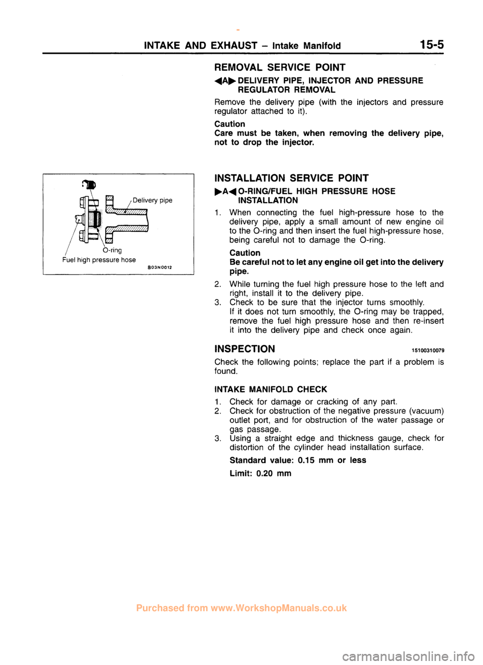 MITSUBISHI CARISMA 1995  Workshop Manual 
 
www.WorkshopManuals.co.uk

 
Purchased from www.WorkshopManuals.co.uk 