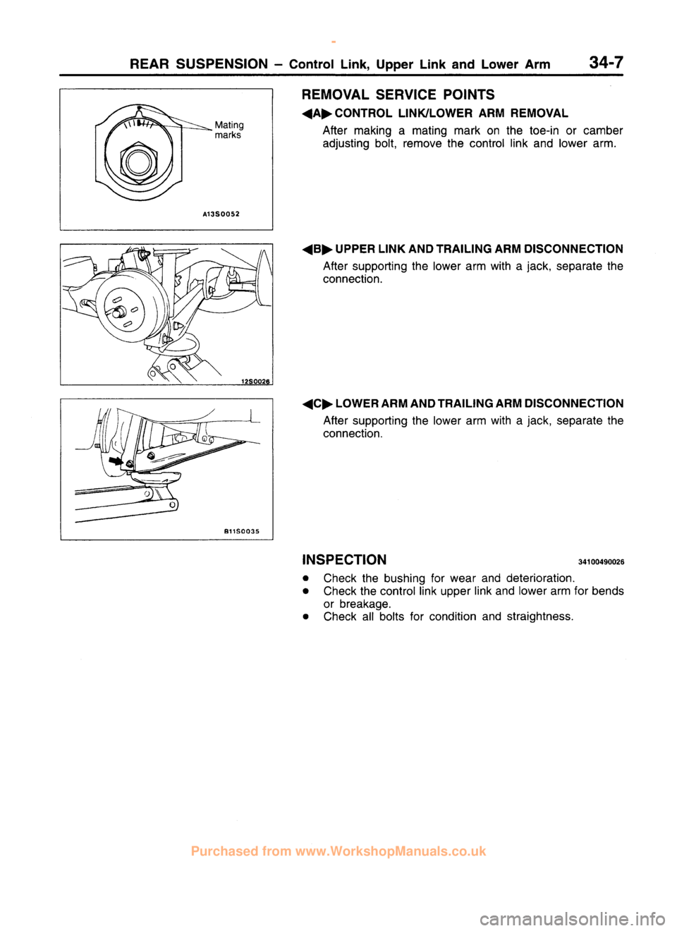 MITSUBISHI CARISMA 1995  Workshop Manual 
 
www.WorkshopManuals.co.uk

 
Purchased from www.WorkshopManuals.co.uk 