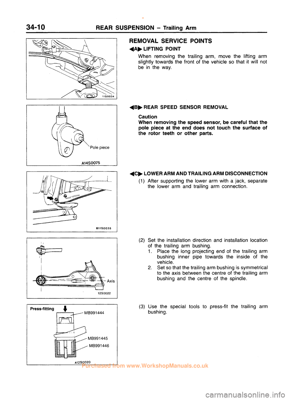 MITSUBISHI CARISMA 1995  Workshop Manual 
 
www.WorkshopManuals.co.uk

 
Purchased from www.WorkshopManuals.co.uk 