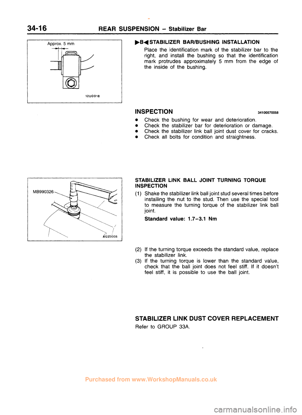 MITSUBISHI CARISMA 1995  Workshop Manual 
 
www.WorkshopManuals.co.uk

 
Purchased from www.WorkshopManuals.co.uk 