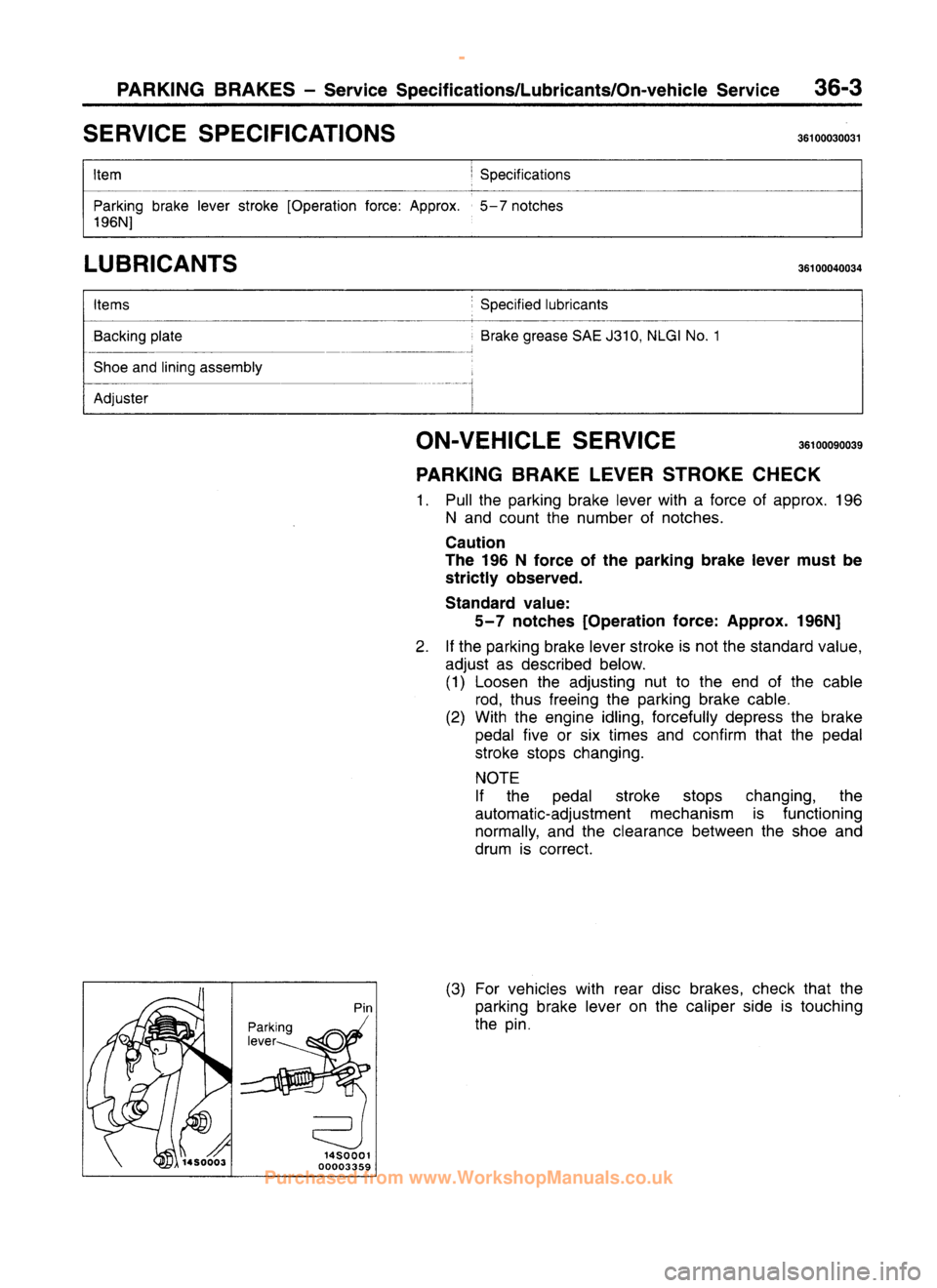 MITSUBISHI CARISMA 1995  Workshop Manual 
 
www.WorkshopManuals.co.uk

 
Purchased from www.WorkshopManuals.co.uk 