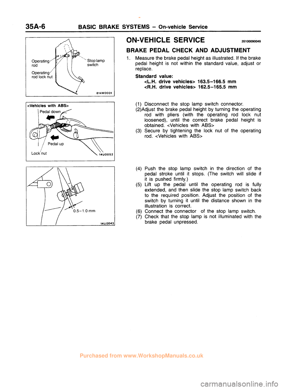 MITSUBISHI CARISMA 1995  Workshop Manual 
 
www.WorkshopManuals.co.uk

 
Purchased from www.WorkshopManuals.co.uk 