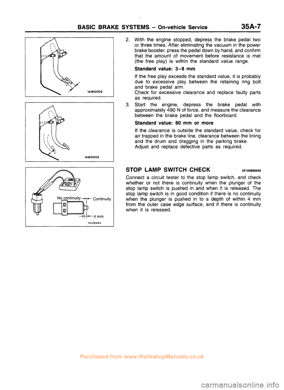 MITSUBISHI CARISMA 1995  Workshop Manual 
 
www.WorkshopManuals.co.uk

 
Purchased from www.WorkshopManuals.co.uk 