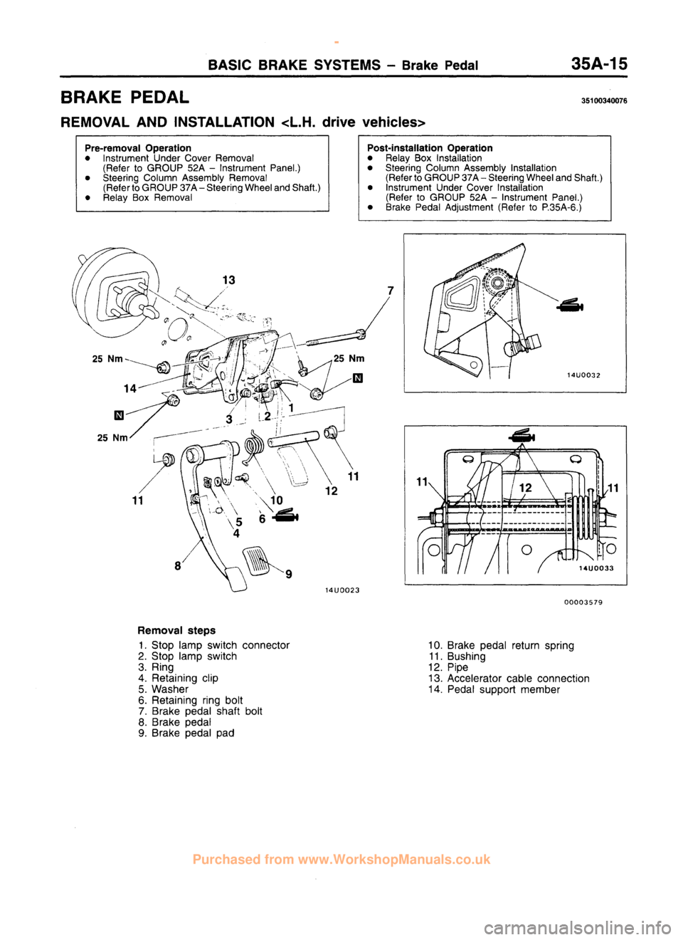 MITSUBISHI CARISMA 1995  Workshop Manual 
 
www.WorkshopManuals.co.uk

 
Purchased from www.WorkshopManuals.co.uk 