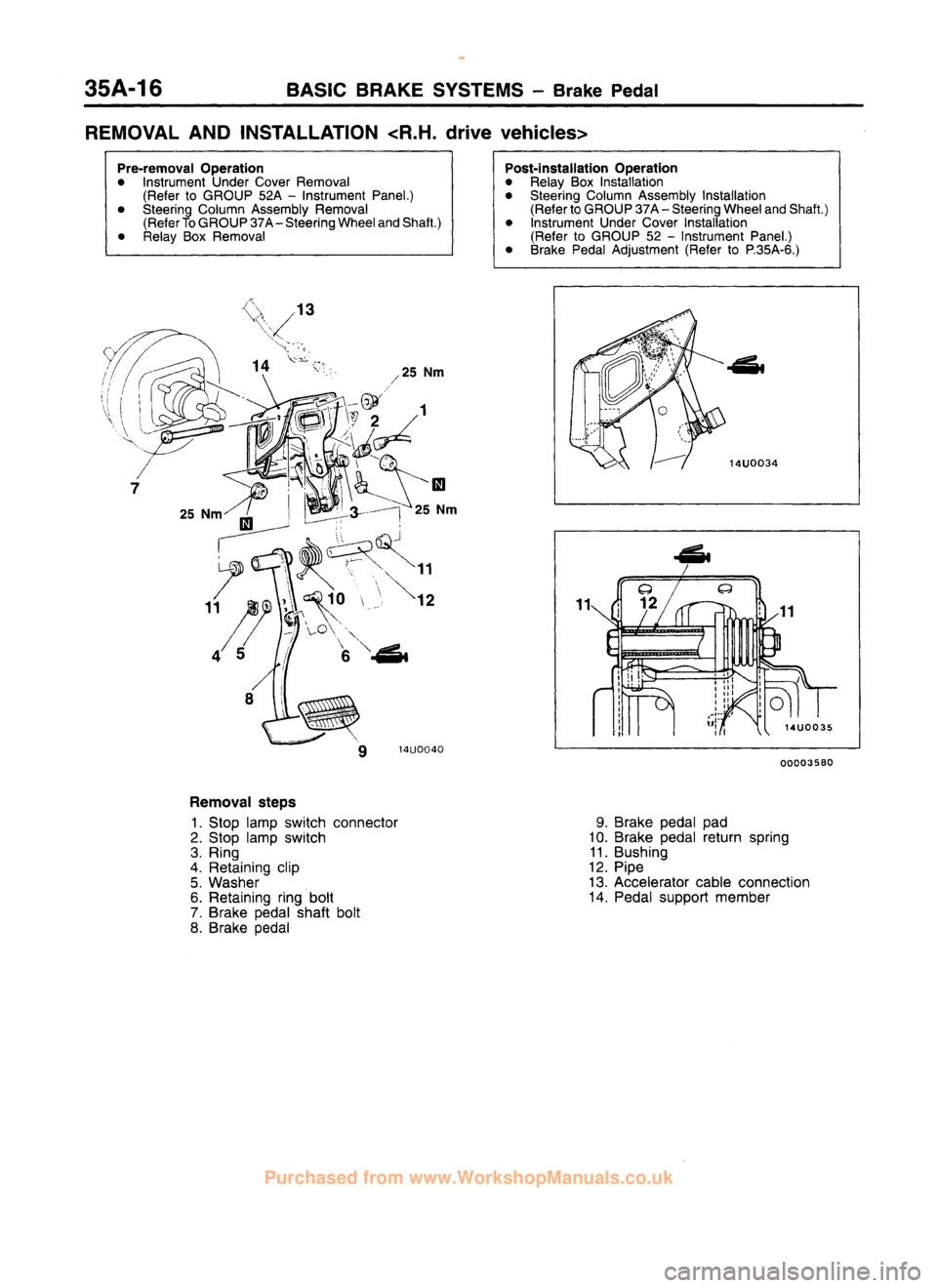 MITSUBISHI CARISMA 1995  Workshop Manual 
 
www.WorkshopManuals.co.uk

 
Purchased from www.WorkshopManuals.co.uk 