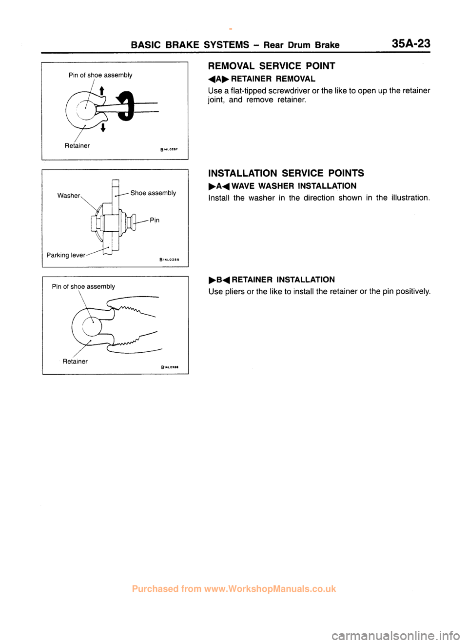 MITSUBISHI CARISMA 1995  Workshop Manual 
 
www.WorkshopManuals.co.uk

 
Purchased from www.WorkshopManuals.co.uk 