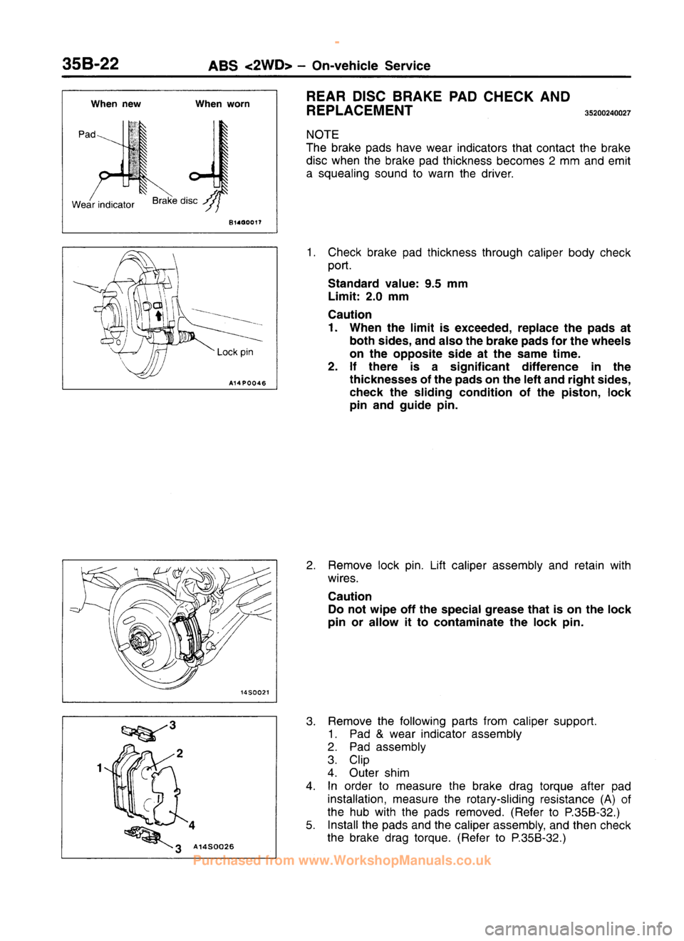 MITSUBISHI CARISMA 1995  Workshop Manual 
 
www.WorkshopManuals.co.uk

 
Purchased from www.WorkshopManuals.co.uk 