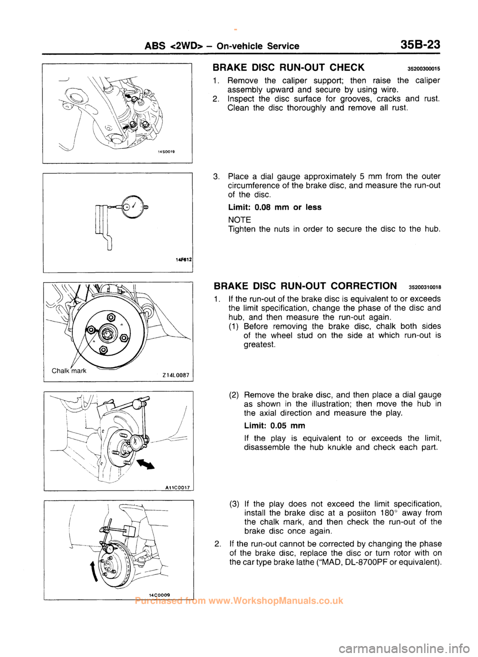 MITSUBISHI CARISMA 1995  Workshop Manual 
 
www.WorkshopManuals.co.uk

 
Purchased from www.WorkshopManuals.co.uk 
