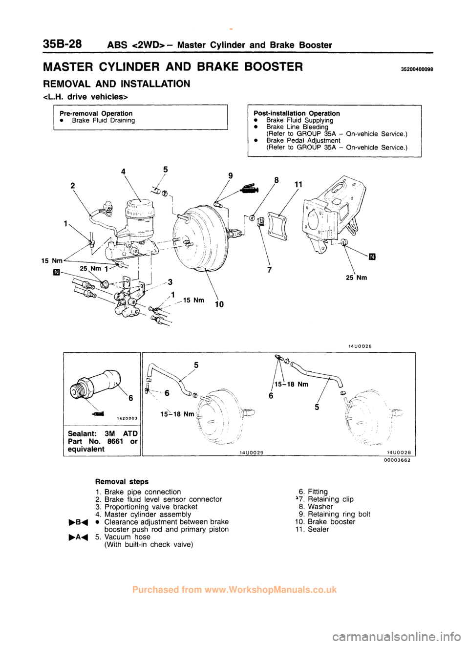 MITSUBISHI CARISMA 1995  Workshop Manual 
 
www.WorkshopManuals.co.uk

 
Purchased from www.WorkshopManuals.co.uk 