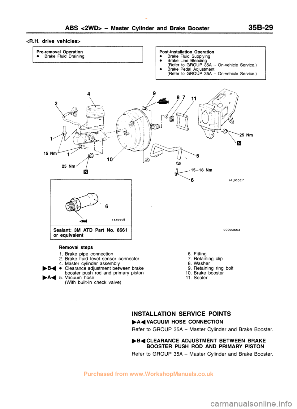 MITSUBISHI CARISMA 1995  Workshop Manual 
 
www.WorkshopManuals.co.uk

 
Purchased from www.WorkshopManuals.co.uk 