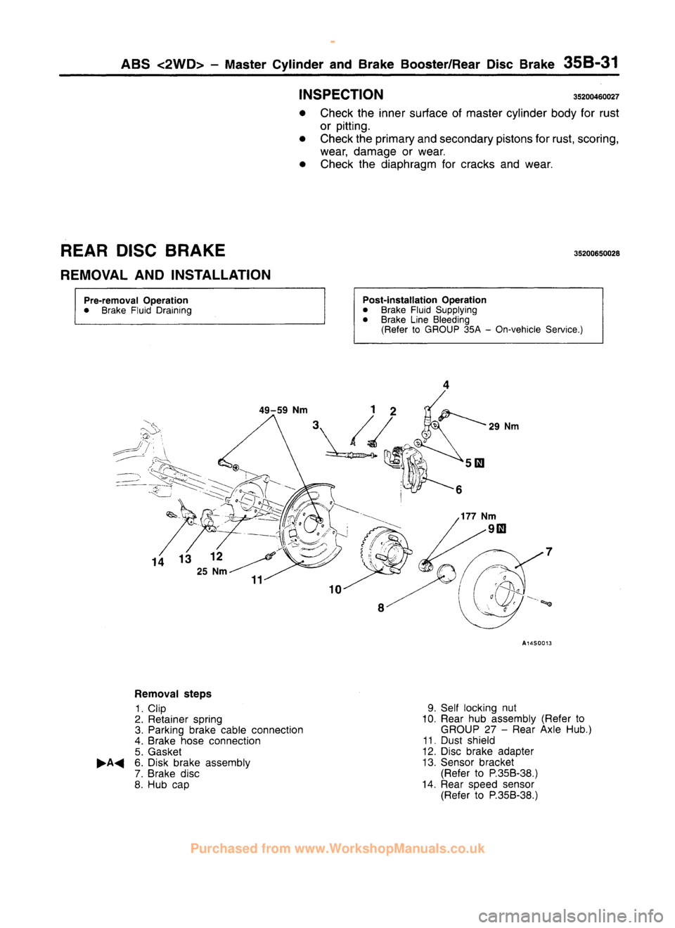 MITSUBISHI CARISMA 1995  Workshop Manual 
 
www.WorkshopManuals.co.uk

 
Purchased from www.WorkshopManuals.co.uk 