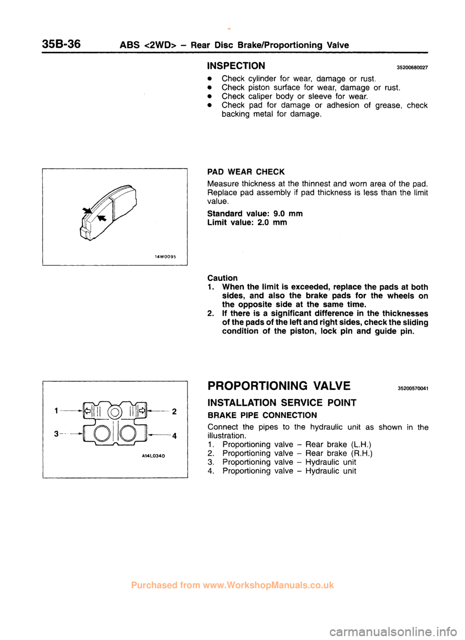 MITSUBISHI CARISMA 1995  Workshop Manual 
 
www.WorkshopManuals.co.uk

 
Purchased from www.WorkshopManuals.co.uk 