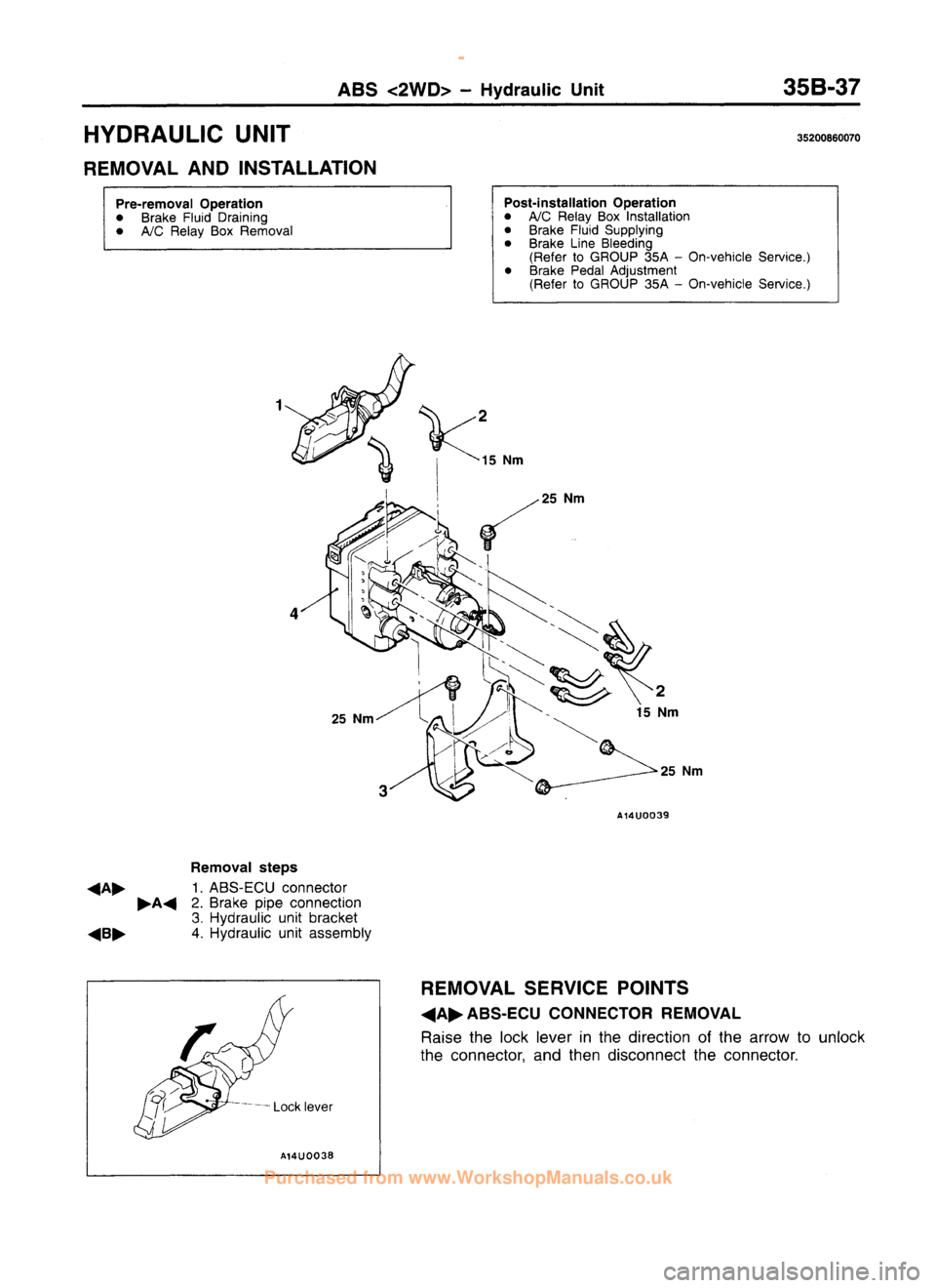 MITSUBISHI CARISMA 1995  Workshop Manual 
 
www.WorkshopManuals.co.uk

 
Purchased from www.WorkshopManuals.co.uk 