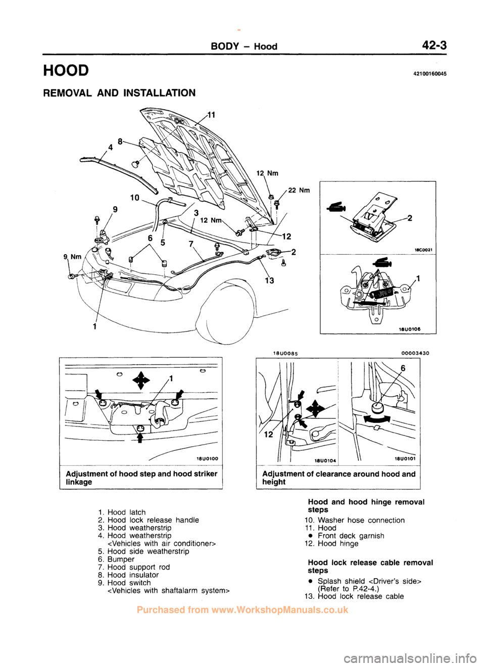 MITSUBISHI CARISMA 1995  Workshop Manual 
 
www.WorkshopManuals.co.uk

 
Purchased from www.WorkshopManuals.co.uk 