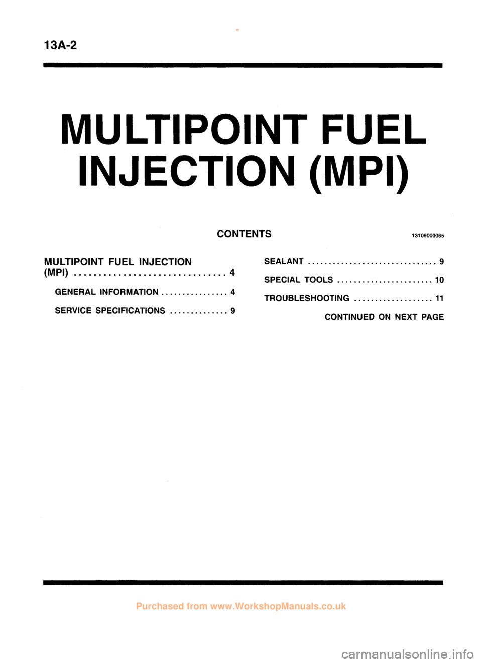MITSUBISHI CARISMA 1995  Workshop Manual 
 
www.WorkshopManuals.co.uk

 
Purchased from www.WorkshopManuals.co.uk 