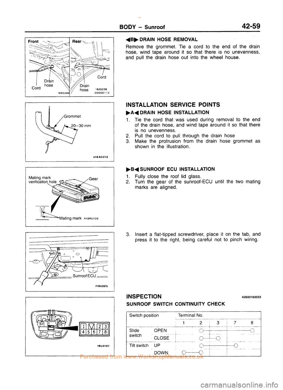 MITSUBISHI CARISMA 1995  Workshop Manual 
 
www.WorkshopManuals.co.uk

 
Purchased from www.WorkshopManuals.co.uk 