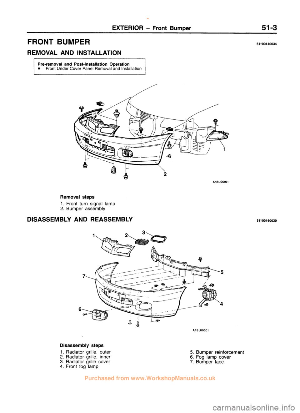 MITSUBISHI CARISMA 1995  Workshop Manual 
 
www.WorkshopManuals.co.uk

 
Purchased from www.WorkshopManuals.co.uk 