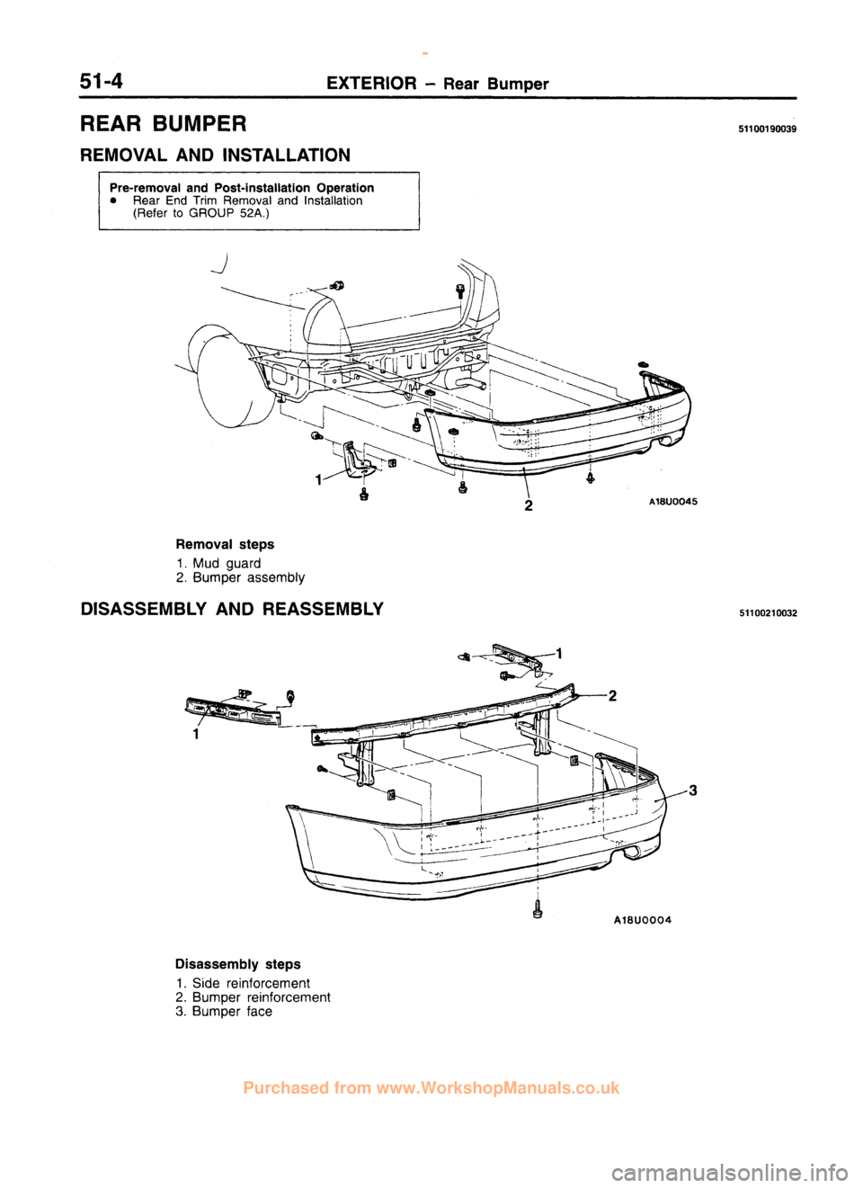 MITSUBISHI CARISMA 1995  Workshop Manual 
 
www.WorkshopManuals.co.uk

 
Purchased from www.WorkshopManuals.co.uk 