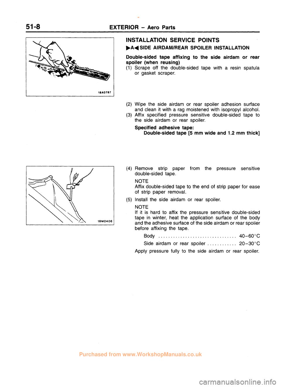 MITSUBISHI CARISMA 1995  Workshop Manual 
 
www.WorkshopManuals.co.uk

 
Purchased from www.WorkshopManuals.co.uk 