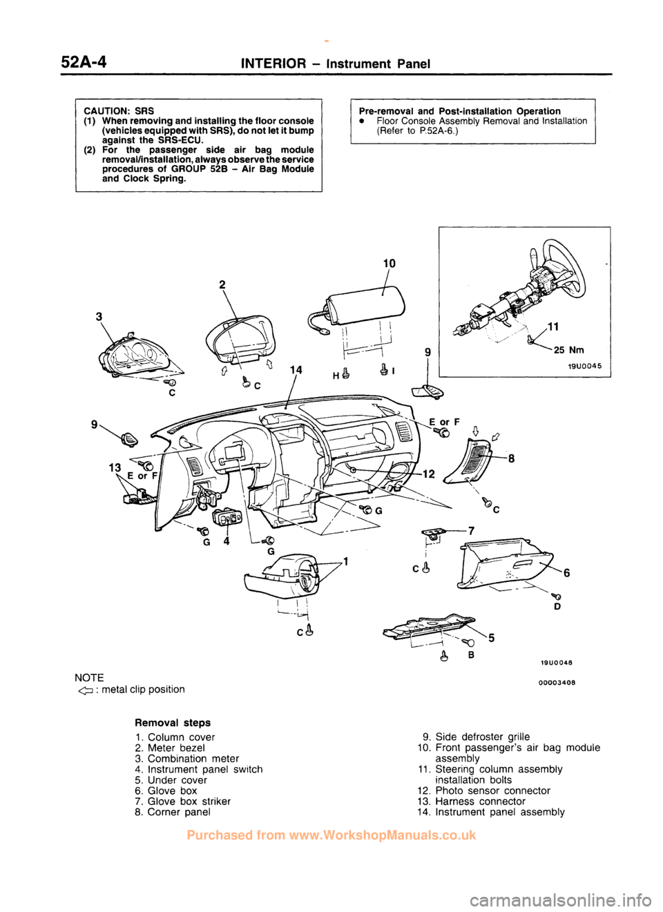 MITSUBISHI CARISMA 1995  Workshop Manual 
 
www.WorkshopManuals.co.uk

 
Purchased from www.WorkshopManuals.co.uk 
