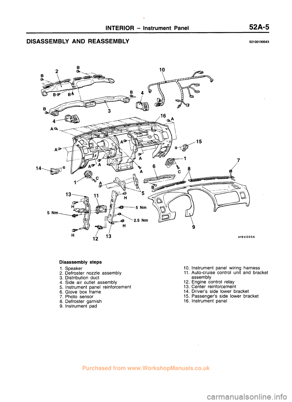 MITSUBISHI CARISMA 1995  Workshop Manual 
 
www.WorkshopManuals.co.uk

 
Purchased from www.WorkshopManuals.co.uk 