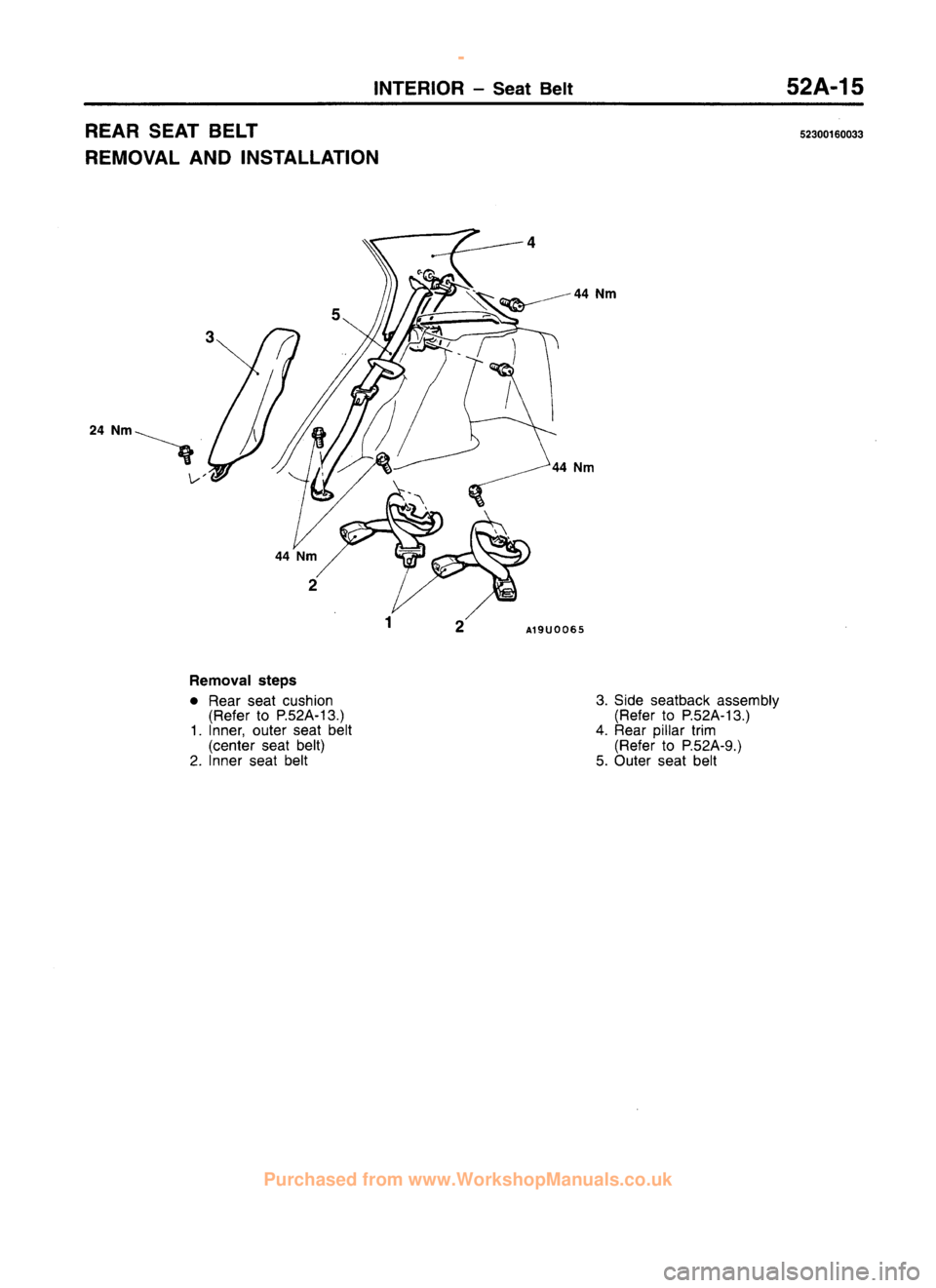 MITSUBISHI CARISMA 1995  Workshop Manual 
 
www.WorkshopManuals.co.uk

 
Purchased from www.WorkshopManuals.co.uk 
