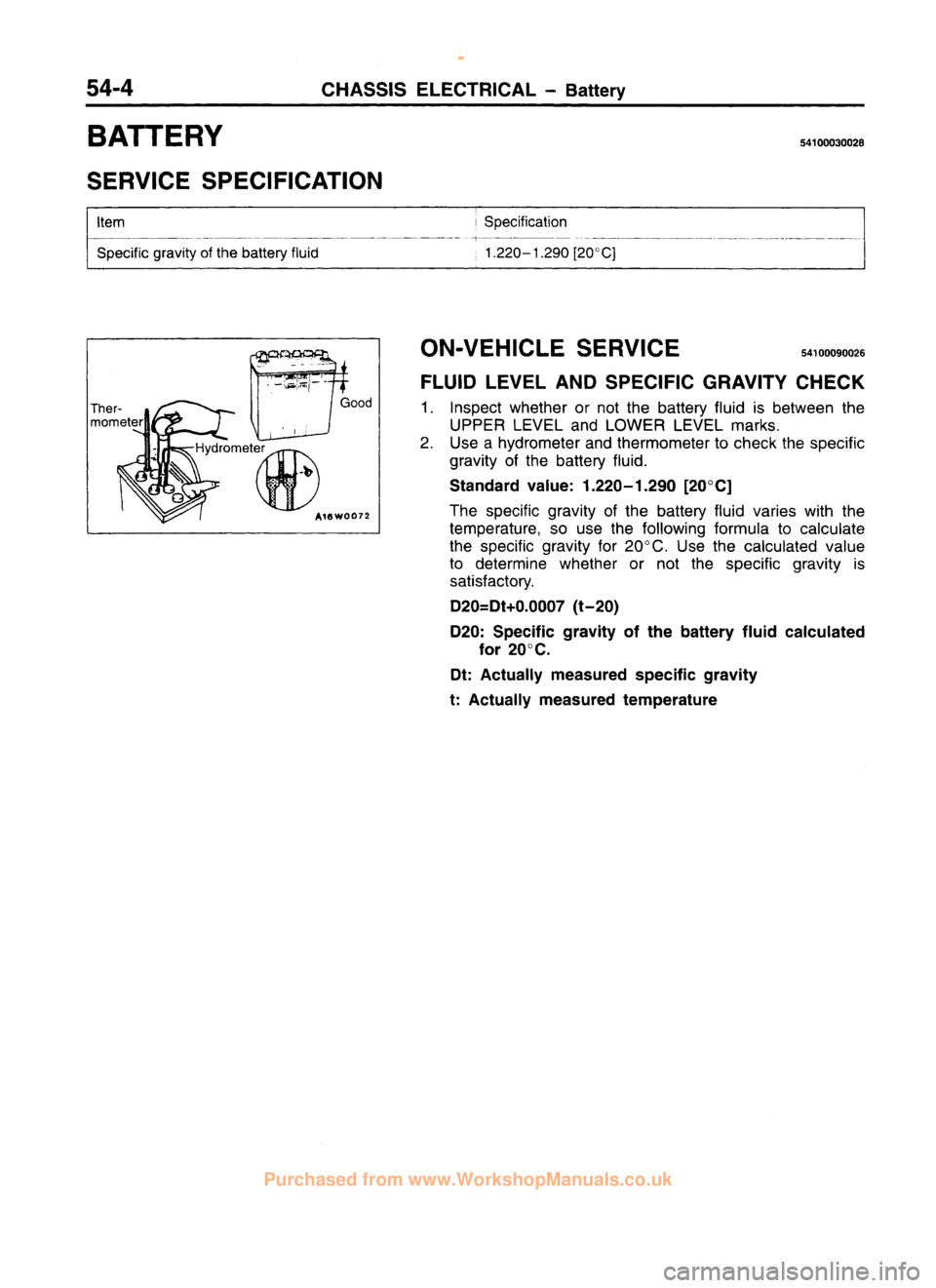 MITSUBISHI CARISMA 1995  Workshop Manual 
 
www.WorkshopManuals.co.uk

 
Purchased from www.WorkshopManuals.co.uk 