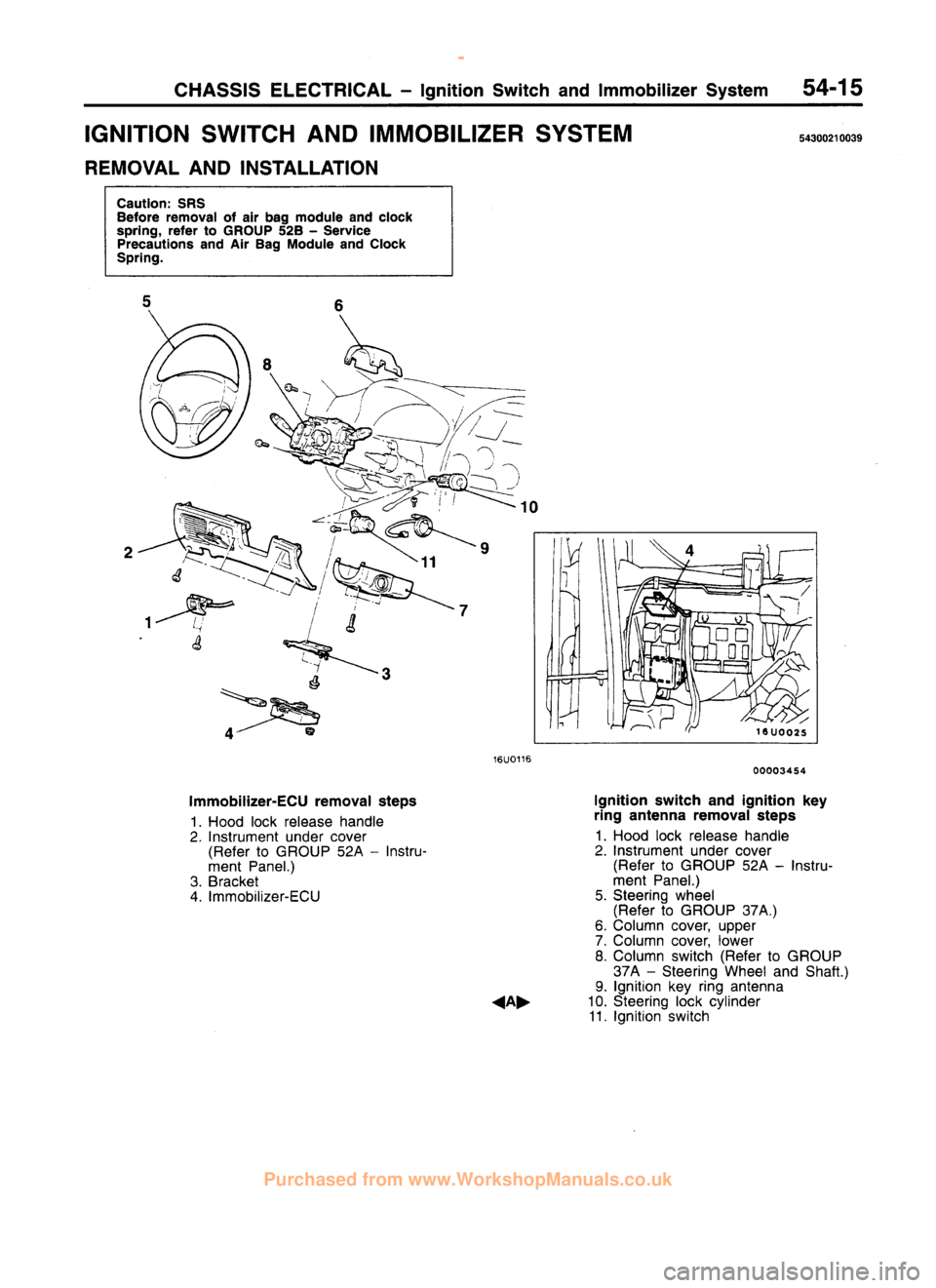 MITSUBISHI CARISMA 1995  Workshop Manual 
 
www.WorkshopManuals.co.uk

 
Purchased from www.WorkshopManuals.co.uk 