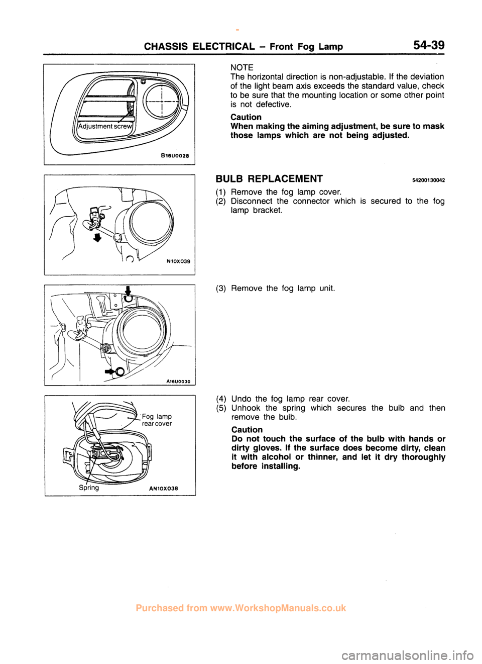 MITSUBISHI CARISMA 1995  Workshop Manual 
 
www.WorkshopManuals.co.uk

 
Purchased from www.WorkshopManuals.co.uk 