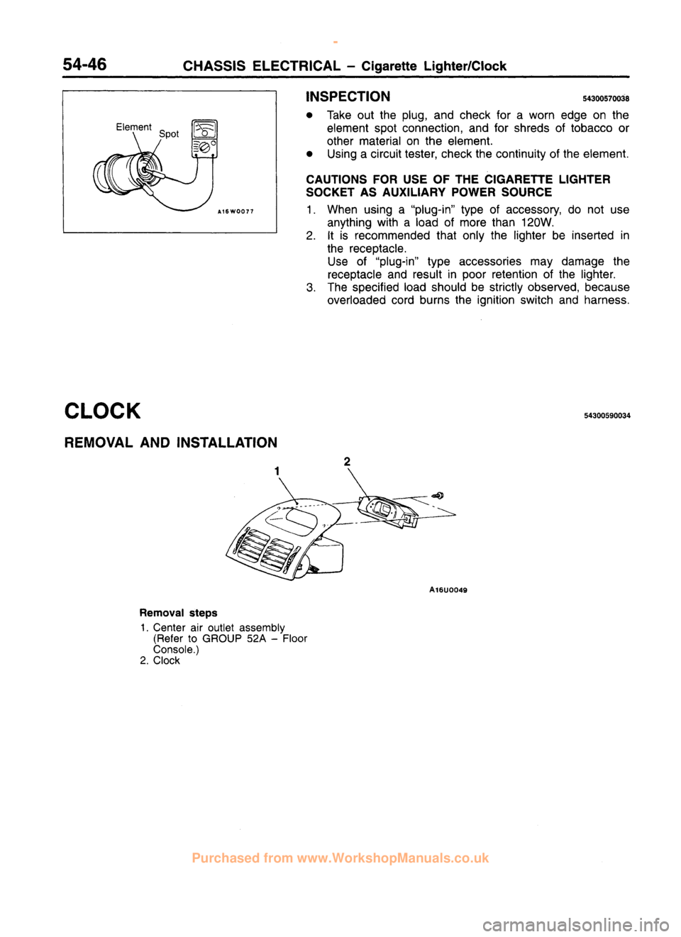 MITSUBISHI CARISMA 1995  Workshop Manual 
 
www.WorkshopManuals.co.uk

 
Purchased from www.WorkshopManuals.co.uk 