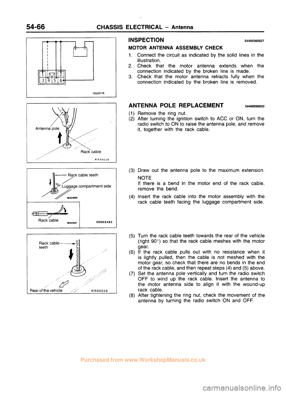 MITSUBISHI CARISMA 1995  Workshop Manual 
 
www.WorkshopManuals.co.uk

 
Purchased from www.WorkshopManuals.co.uk 