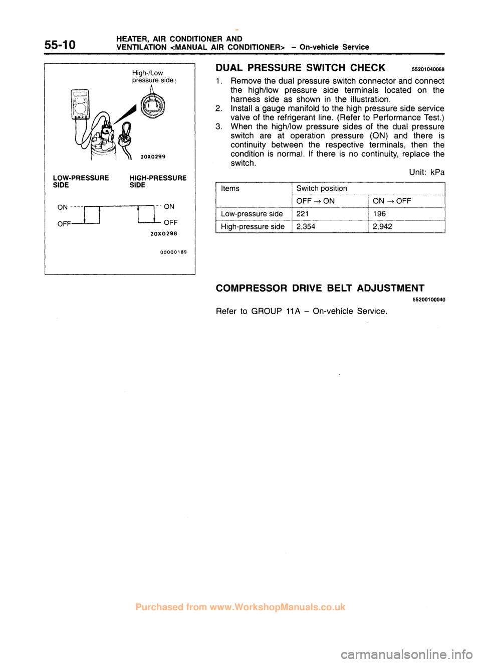 MITSUBISHI CARISMA 1995  Workshop Manual 
 
www.WorkshopManuals.co.uk

 
Purchased from www.WorkshopManuals.co.uk 