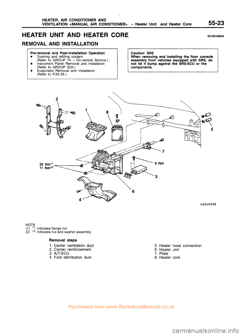 MITSUBISHI CARISMA 1995  Workshop Manual 
 
www.WorkshopManuals.co.uk

 
Purchased from www.WorkshopManuals.co.uk 