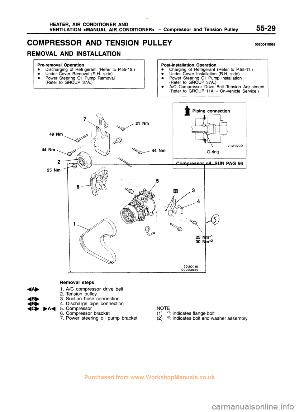 MITSUBISHI CARISMA 1995  Workshop Manual 
 
www.WorkshopManuals.co.uk

 
Purchased from www.WorkshopManuals.co.uk 