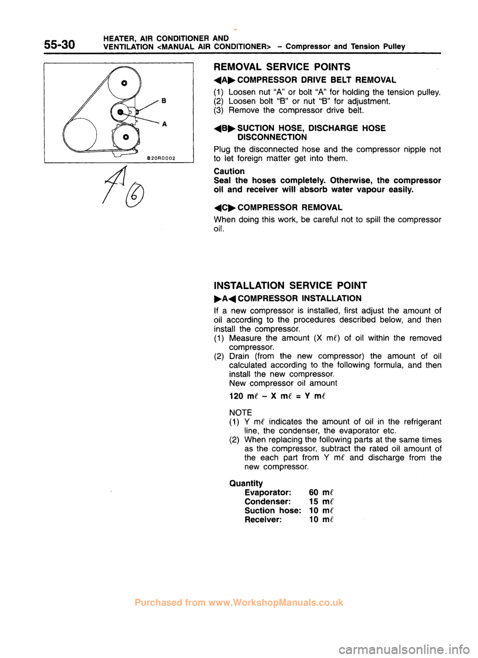MITSUBISHI CARISMA 1995  Workshop Manual 
 
www.WorkshopManuals.co.uk

 
Purchased from www.WorkshopManuals.co.uk 