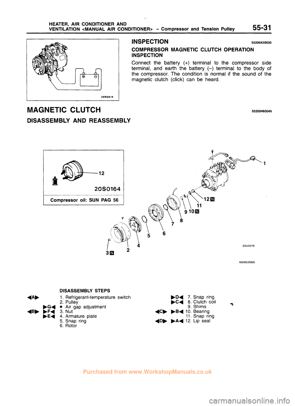 MITSUBISHI CARISMA 1995  Workshop Manual 
 
www.WorkshopManuals.co.uk

 
Purchased from www.WorkshopManuals.co.uk 