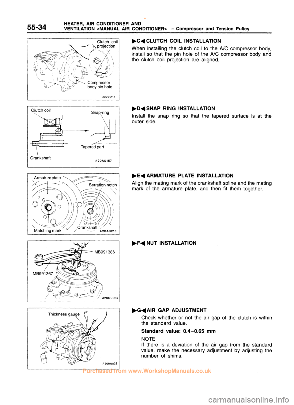 MITSUBISHI CARISMA 1995  Workshop Manual 
 
www.WorkshopManuals.co.uk

 
Purchased from www.WorkshopManuals.co.uk 