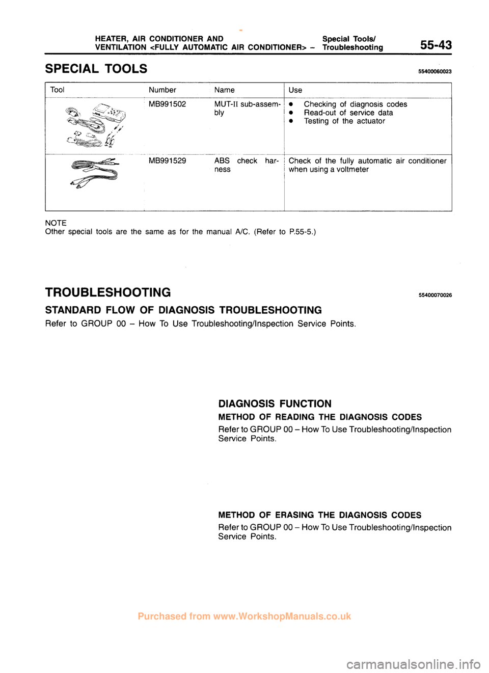 MITSUBISHI CARISMA 1995  Workshop Manual 
 
www.WorkshopManuals.co.uk

 
Purchased from www.WorkshopManuals.co.uk 