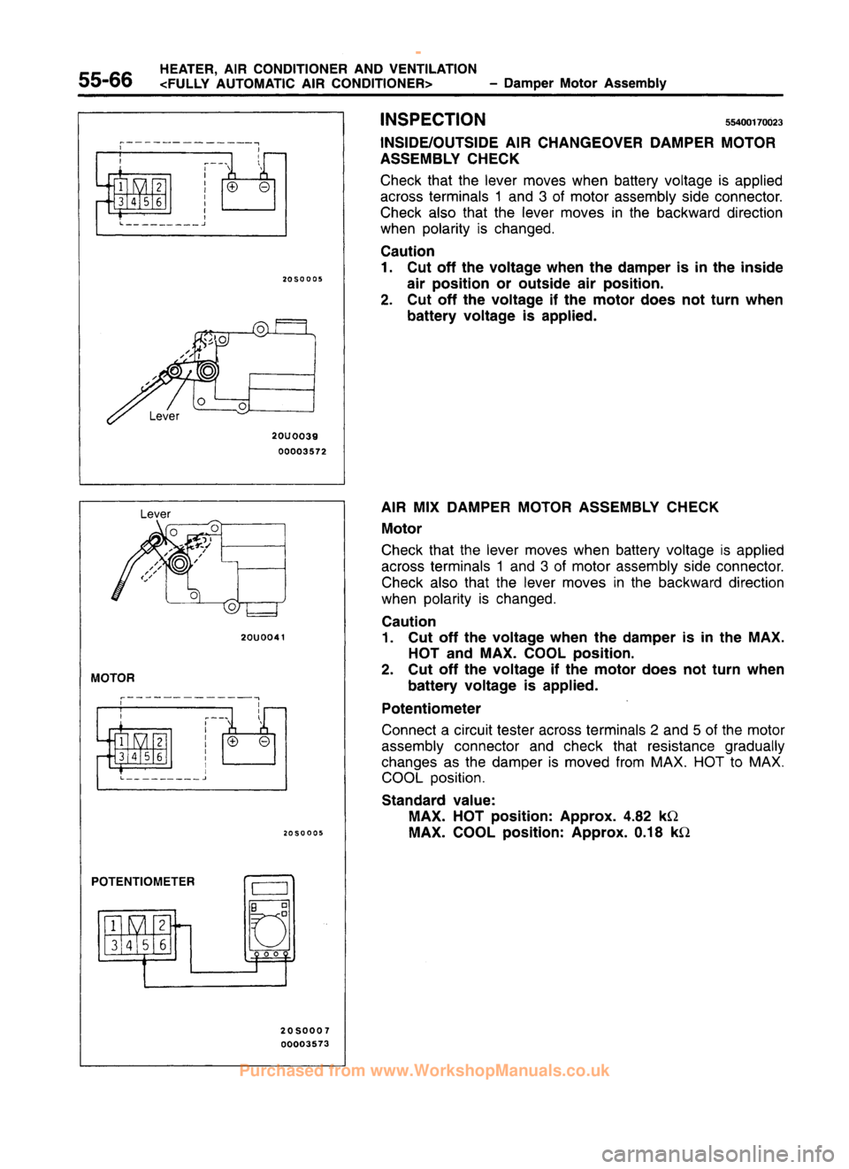 MITSUBISHI CARISMA 1995  Workshop Manual 
 
www.WorkshopManuals.co.uk

 
Purchased from www.WorkshopManuals.co.uk 
