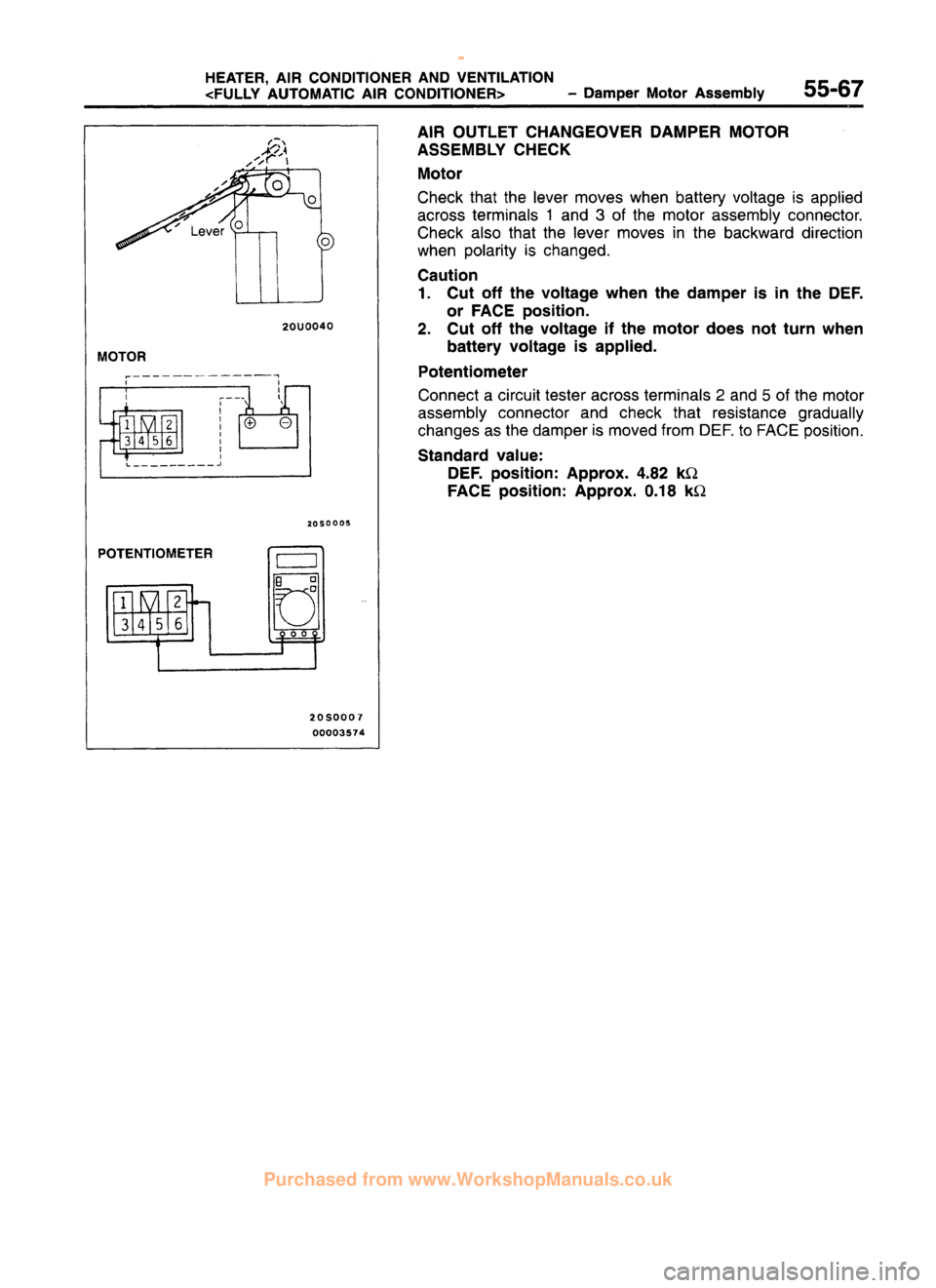 MITSUBISHI CARISMA 1995  Workshop Manual 
 
www.WorkshopManuals.co.uk

 
Purchased from www.WorkshopManuals.co.uk 