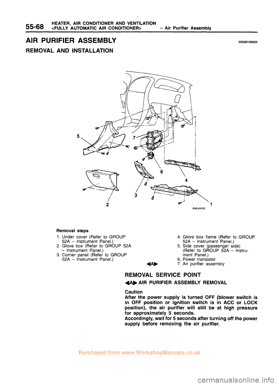 MITSUBISHI CARISMA 1995  Workshop Manual 
 
www.WorkshopManuals.co.uk

 
Purchased from www.WorkshopManuals.co.uk 