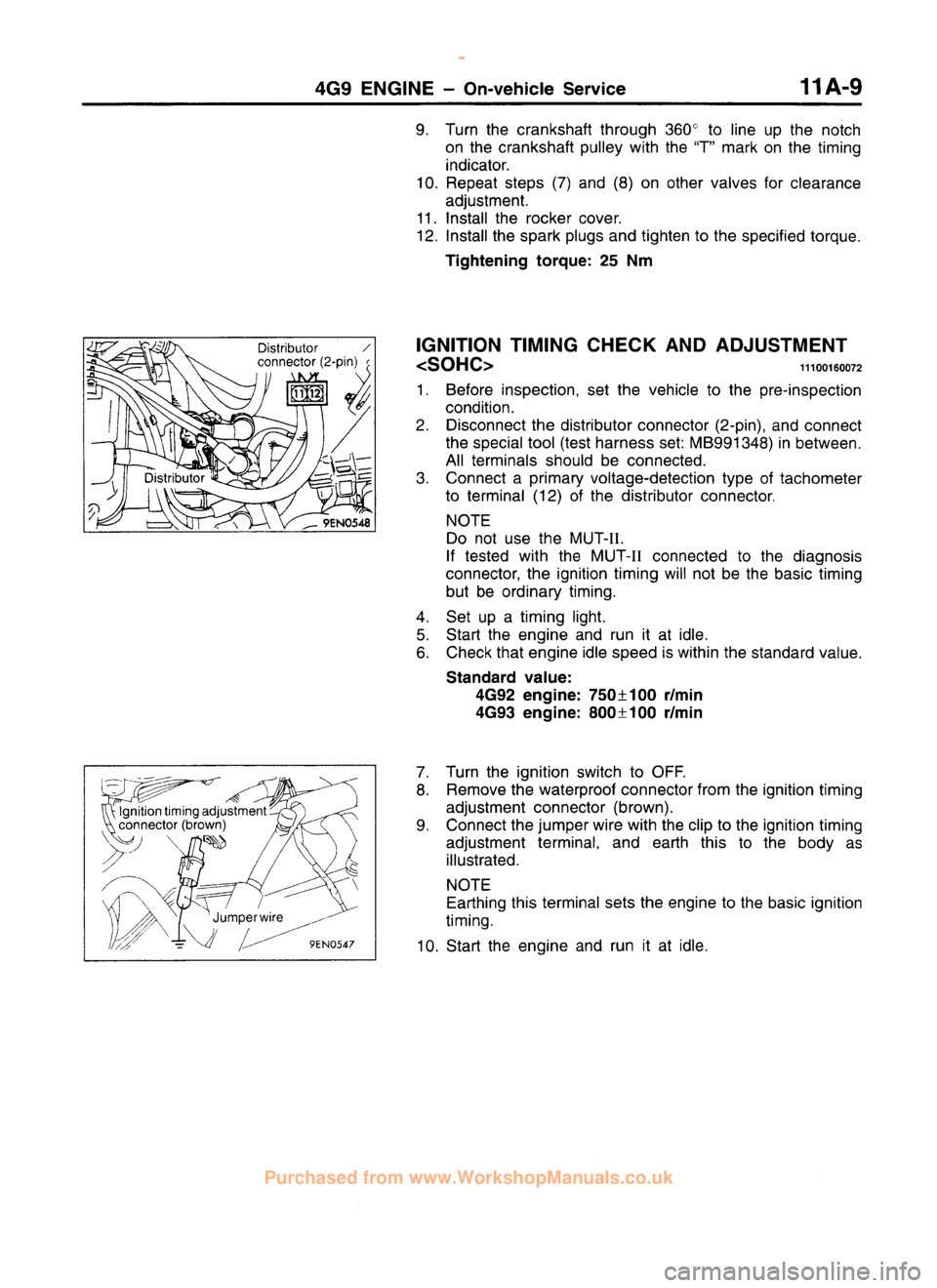 MITSUBISHI CARISMA 1995  Workshop Manual 
 
www.WorkshopManuals.co.uk

 
Purchased from www.WorkshopManuals.co.uk 