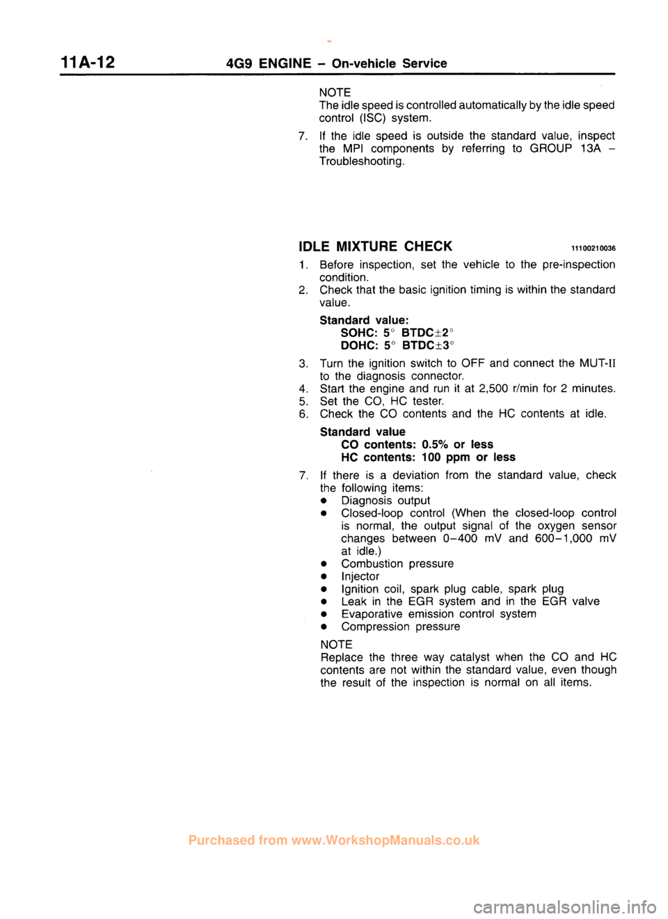 MITSUBISHI CARISMA 1995  Workshop Manual 
 
www.WorkshopManuals.co.uk

 
Purchased from www.WorkshopManuals.co.uk 