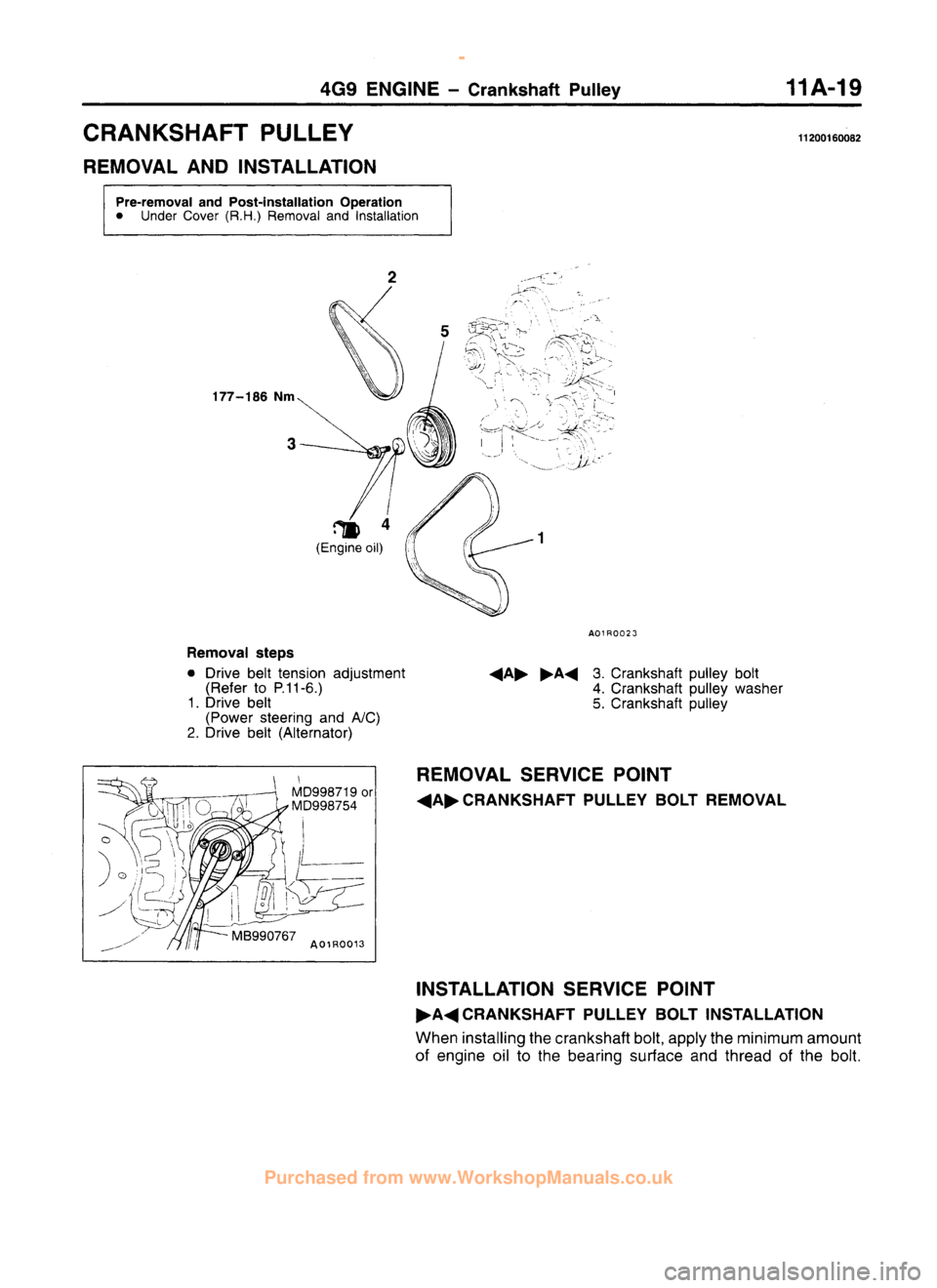 MITSUBISHI CARISMA 1995  Workshop Manual 
 
www.WorkshopManuals.co.uk

 
Purchased from www.WorkshopManuals.co.uk 