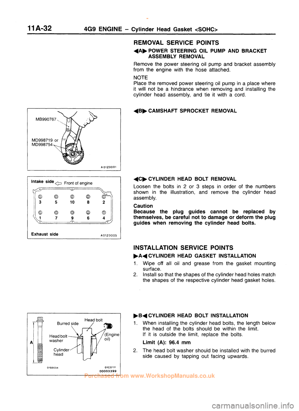MITSUBISHI CARISMA 1995  Workshop Manual 
 
www.WorkshopManuals.co.uk

 
Purchased from www.WorkshopManuals.co.uk 