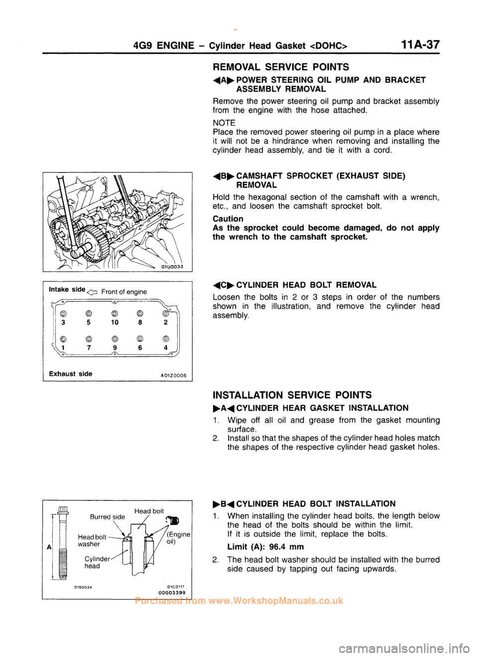 MITSUBISHI CARISMA 1995  Workshop Manual 
 
www.WorkshopManuals.co.uk

 
Purchased from www.WorkshopManuals.co.uk 