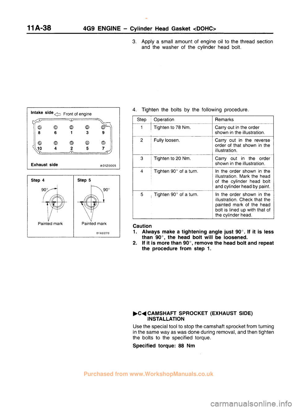 MITSUBISHI CARISMA 1995  Workshop Manual 
 
www.WorkshopManuals.co.uk

 
Purchased from www.WorkshopManuals.co.uk 